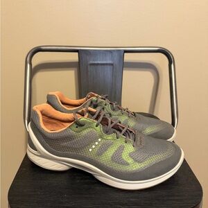 Ecco Gray and Green Women's Sneakers